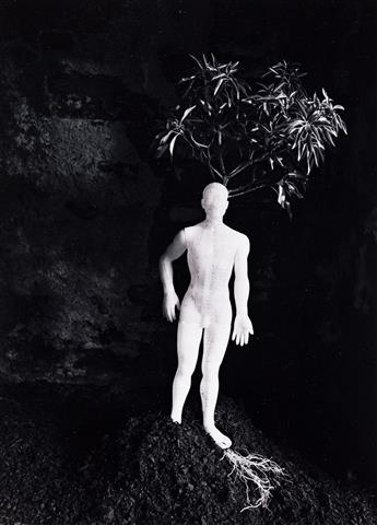FLOR GARDUÑO (1957- ) Hombre Árbol [Tree Man] * Mujer Fuma, Suiza [Woman Smokes, Switzerland].
